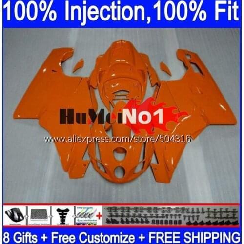 Injection Body For DUCATI 749S 999S 749 999 S R Bodywork 121MC.68 orange full 749-999 03 04 749R 999R 2003 2004 OEM Fairing kit