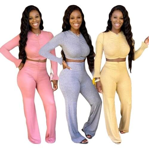 Lip positioning printing sports and leisure suit Womens stitching color Spring and autumn long two-piece suit