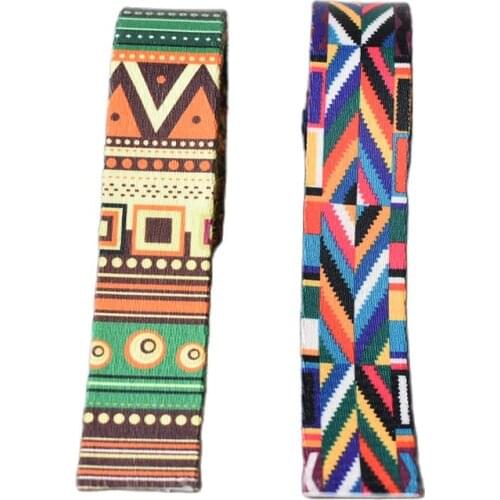 50 Yards Width 20mm Webbing 5 Colors Printed Ribbon Luggage Belt Strap Rope Dog Pet Collar Leash Harnes--- 20HuaZhiDai
