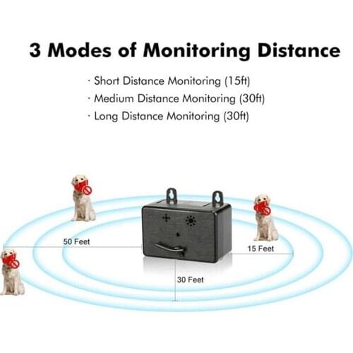 USB Rechargeable Mini Compact Anti Barking Control Device Indoor Outdoor Ultrasonic Dog Pet Auto Trainer Bark Control Silencer