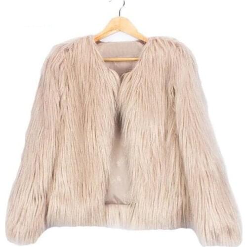 2019 New Autumn Winter Coat Women Jacket Women Clothing Fashion Casual Faux Fur Fur Coat