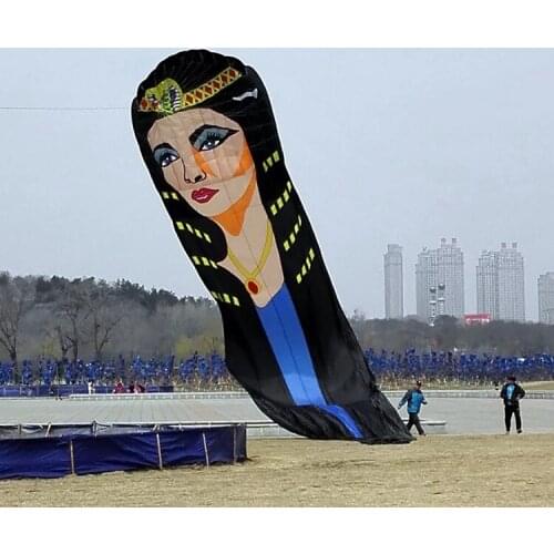 Single line kites beauty inflatable kites flying cleopatra The goddess of software kite belle cerf volant traction pipa windsock