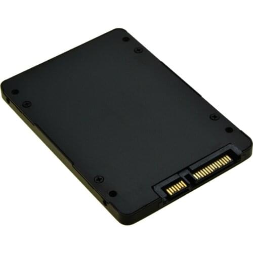 MSATA SSD to 2.5" SATA 3.0 6Gbps Adapter with aluminum Metal box 22 pin sata to mini sata Converter Enclosure as SATA3.0 SSD