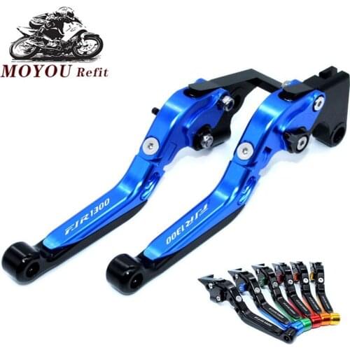 With Laser Logo fjr 1300 cnc Moto Clutch Brake Lever For YAMAHA FJR1300 Lever 2004-2016 Motorcycle Bike Cable Handle Kit Grip