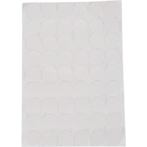Wardrobe Cupboard Self-adhesive Screw Covers Caps Stickers 54 in 1 White
