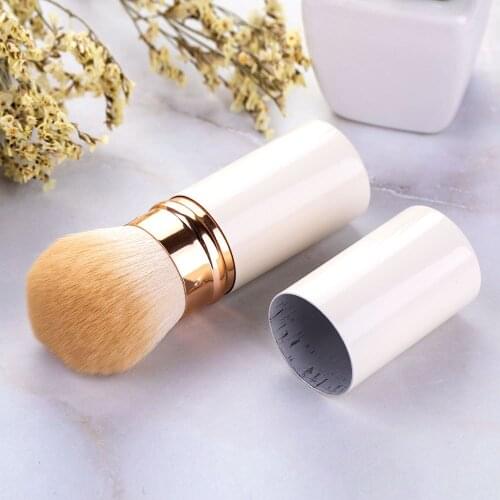 Telescopic Makeup Brush Single Branch Powder Blush Portable Imitation Wool Beauty Makeup Set tools