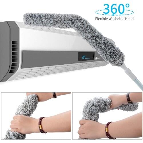 Telescopic Microfibre Duster Extendable Cleaning Home Car Cleaner Dust Handle Dropshipping Cleaning Home Car Cleaner Dust Handle