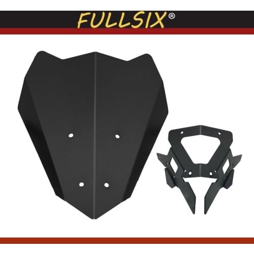 Motorcycle Windshield WindScreen Front Screen for Kawasaki Z650 z650 2017-2020 CNC Aluminum WindScreen wind deflector Accessoris