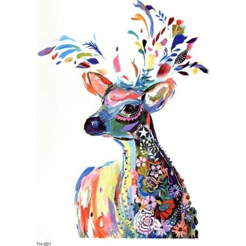 Animals Bear Owl Wolf Tiger Waterproof Temporary Tattoo Sticker Harrry Styles The Flash Tatoo Tatouage Temporaire Henna Tattoos