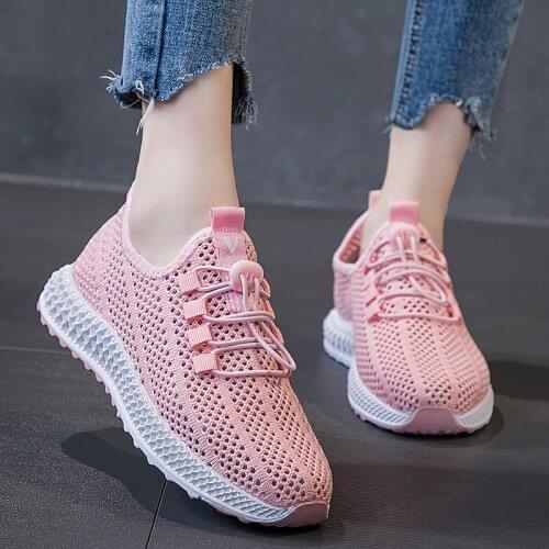 Tenis feminino Women Tennis Shoes 2020 Female Gym Sport Shoes Stability Breathable Mesh Thick Sole Trainers Cheap zapatillas