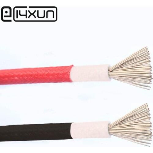 10m braided Gauge Silicone Wire Flexible Stranded Copper Cables for RC Wiring 20AWG 18AWG High Temperature Fire Resistant Wire