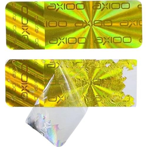 10000pcs Free Shipping Custom Printed 3d 2d Id Hologram Sticker Laserable Gold Silver Transparent Foil Tamper Evident Seal Label