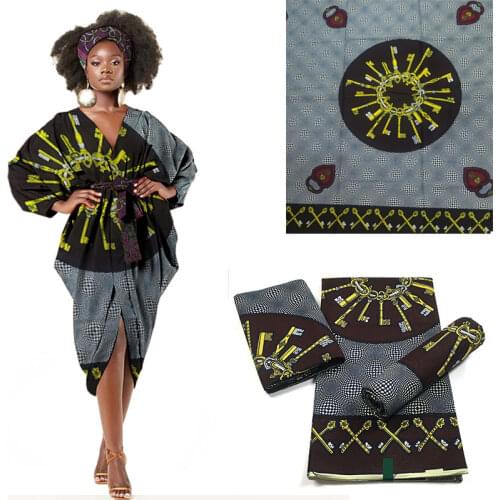 Ankara wax fabric african real wax prints veritable wax Nigerian style for patchwork sewing red color !02