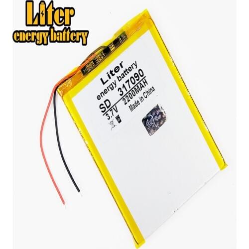 3.7V 307090 287090 317090 2200mAh polymer lithium battery domestic Tablet PC MID e-book such as universal