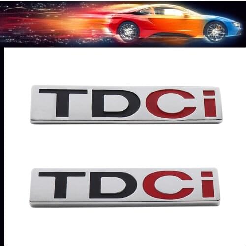 3D Premium TDCI Hood Fender trunk Rear Decal Emblem Badge Sticker for fiesta Focus Mondeo Explorer Mustang Escort Kuga ecosport