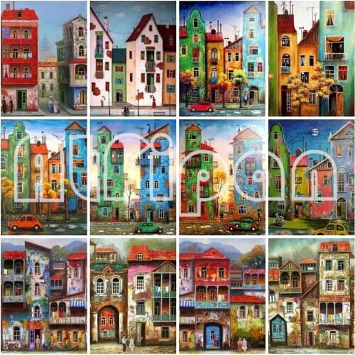 5D DIY SquareRound Diamond Painting House Picture Rhinestones Diamond Embroidery Cartoon Cross Stitch Art Childrens Room Decor