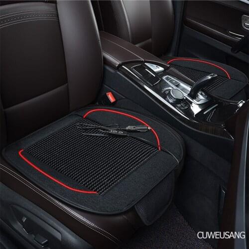 CUWEUSANG 12V Seat ventilation 1pc car seat cover for Hyundai all model SANTAFE solaris TUCSON ix25 Elantra SONATA creta i30 i10