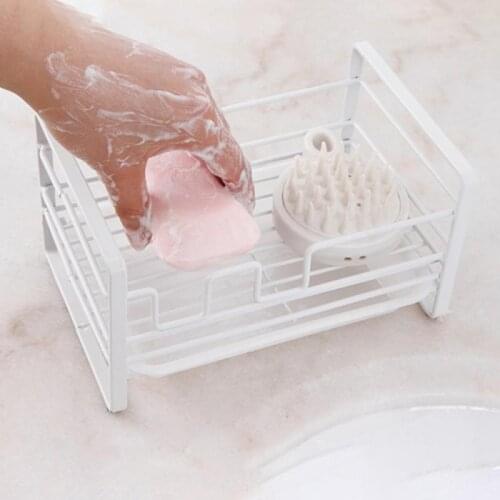 Dishcloth Holder For Towel Rag Hanger Sink Sponge Holder Rack Shelf For Kitchen Organizer Dish Cloth Drain Bathroom Soap Rack