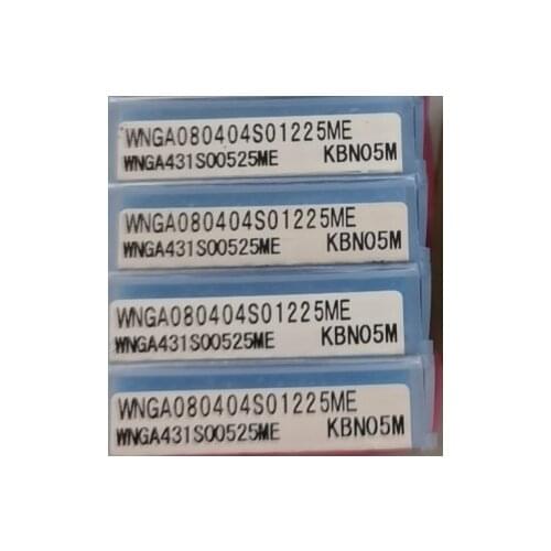 ORIGINAL 10PCS CARBIDE INSERT WNGA080404S01225ME KBN05M