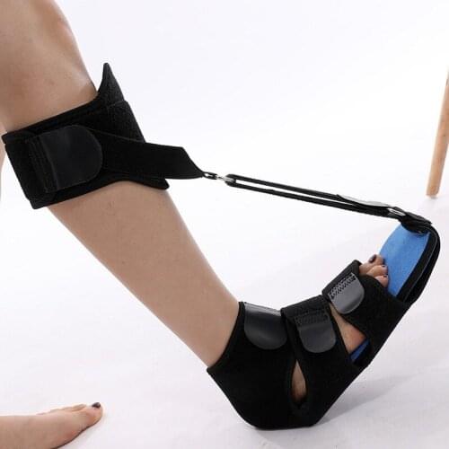 Plantar Fasciitis Night Splint Foot Drop Orthotic Brace Adjustable Elastic Ankle Support for Heel Ankle Arch Foot Pain