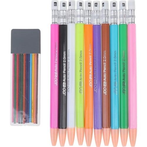 Tailors Chalk Pencil Patchwork Disappearing Fabric Marker Pens with 12pcs Fabric Marker Refills for DIY Craft Sewing Accessories