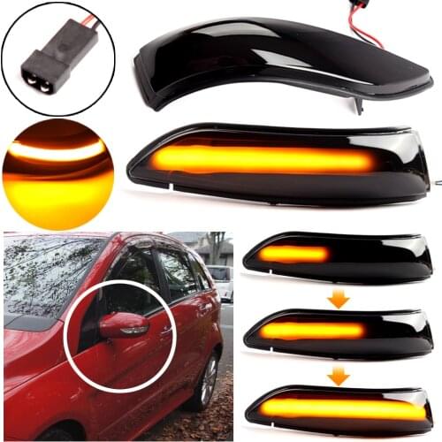 Dynamic Sequential Blinker Rear Mirror Side Marker Lamp Flashing Turn Signal Lights For Mercedes Benz A B Class W169 W245 04-08