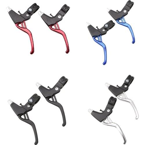 1 Pair Bicycle Brake Handle Aluminum Alloy Mountain Bike Road Cycling Brake Levers Bike Parts