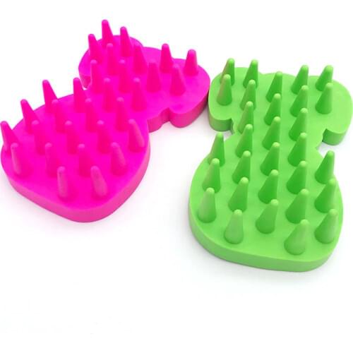 Silicone Pet Dog Brush Cat Comb for Grooming Cleaning Massage Bathing Soft Needle Comb Brushes Quick Clean Tool