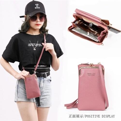 PU Leather Women Phone Bag Wallet Luxury Brand Ladies Messenger Bag Fashion New Womens Shoulder Bags Purse and Handbags Wallets