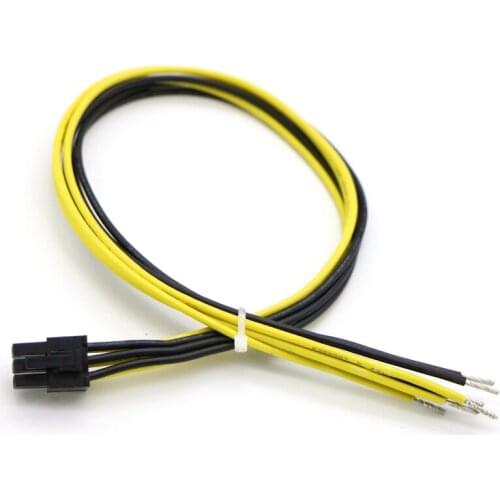 UL1007 16AWG 6Pin PCI-E Semi-finished Bitcoin Mining Power Supply Cable