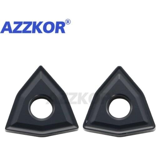 WNMG0804 ZK ZT-NT01 Turning Tools Inserts CNC Center Lathe For Cast Iron Metal Maching AZZKOR Ceramic Carbide Peach Blades 10pcs