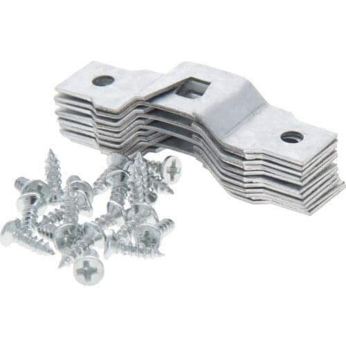 MroMax Back Plate Hooks Iron Thickened Silver Horizontal Straight Strip/Radium Straight Strip/Four Hole Pressure-shaped Hanging