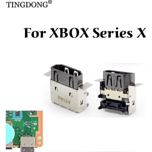 10pcs For Xbox Series SX HDMI-compatible Port Socket Interface for Microsoft XBOX Series X HDMI-compatible Port Connector