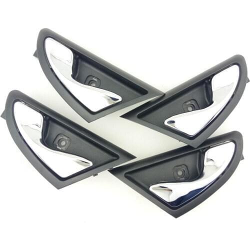4PCS/Set Car Interior Door Handles FOR JAC J3 J3S J3 Turin Inner Door knob 2009-2015 6105230u8010 CHROME TYPE