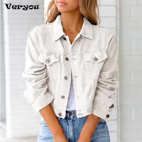 BISHAN Womens Denim Jackets