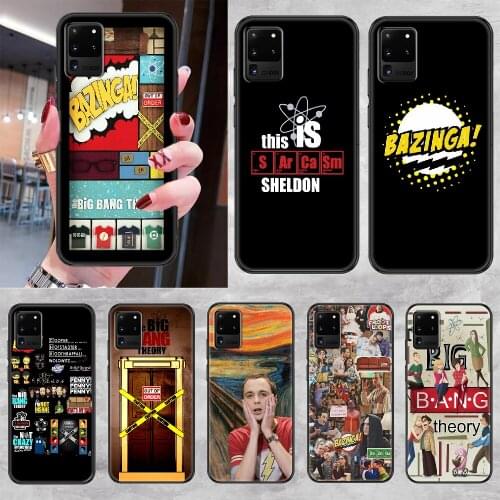 The Big Bang Theory TV Phone case For Samsung Galaxy Note 4 8 9 10 20 S8 S9 S10 S10E S20 Plus UITRA Ultra black tpu Etui
