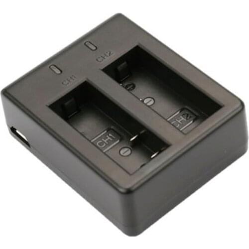 Dual Charger + USB Cable For EKEN SJCAM REEDTOCK Action Camera
