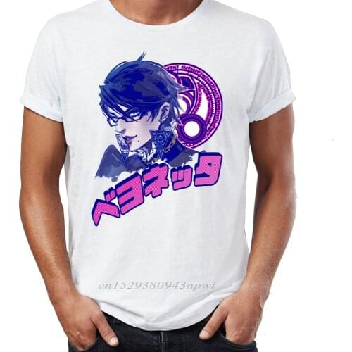 Brand New Men T Shirts 100% Cotton Bayonetta Witch Strong Guys Gaming Game Awesome Artwork Printed O-neck Tee Shirts Oversize