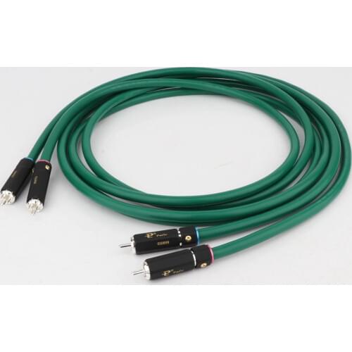 HI-End 2328 Audio Cable Male to Male HIFI RCA Cable 6N OFC RCA Male to Male Audio Cable,Pailiccs Silver Plated RCA Plug Cable