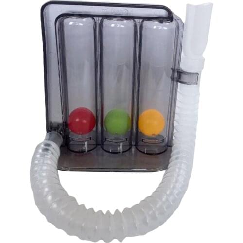 Breathing Exercise Measurement Tool Lung Function Improvement Breath Trainer Device Tool, Lighweight