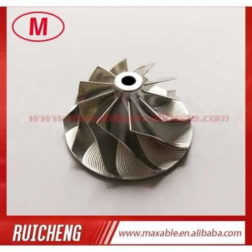 TD04 37.75/52.00mm 10+0 blades turbocharger billet/milling/aluminum 2618 compressor wheel