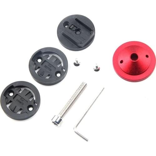 Mountain Bike Stopwatch Extension Bike Computer Holder Stem Top Cap Mount Bracket For Wahoo Bryton Rider Speedometer Base