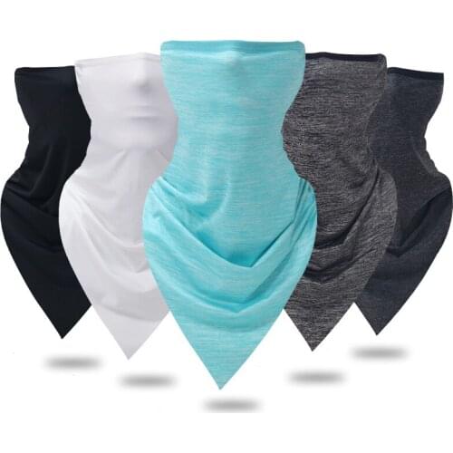 Summer Ourdoor Ice Silk Triangle Scarf Cycling Bandana Hiking Camping Hunting Running Army Bicycle Military Tactical Neck Gaiter