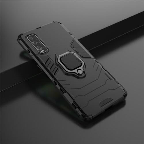 Holder Magnetic Case For OPPO Find X2 Pro Case Shockproof PC Ring Stand Cover For OPPO Find X2 Pro Fundas Case OPPO Find X2 Pro