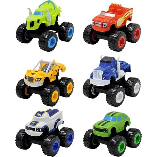 Monsters Truck Toys Machines Car Toy Russian Classic Blaze Car Toys Model Diecast Vehicle Metal Alloy Boy Kid Toys Gift 2021