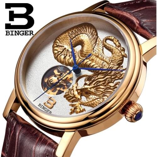 BINGER Watches Men MIYOTA 8N24 Automatic Movemt Watch Men Sapphire Luxury Watch Male Waterproof Mechanical Wristwatches B888-3