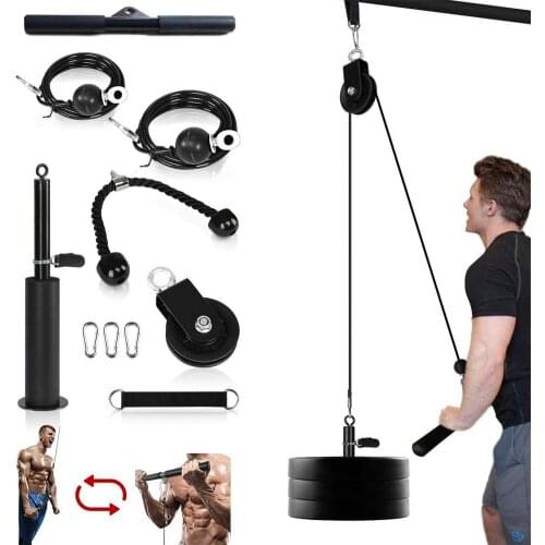 Fitness Cable Set Portable Exercise Rope Equipment Kit Indoor Sport Accessories Fitness Equipment
