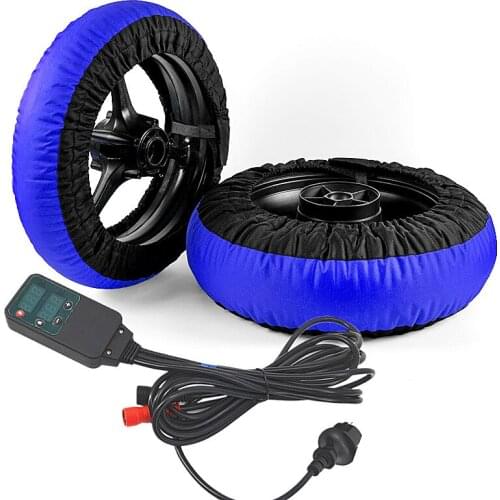120/190 Tire Warmer Set 120 Front and 190 Rear Race Tyre Warmer with digital