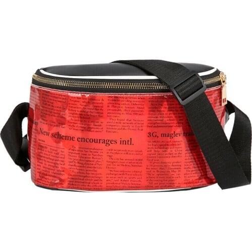 New Women Waist Fanny Packs Large Leather Messenger Crossbody Belt Waist Bag For Lady Fashion Travel Street Shoulder Bags