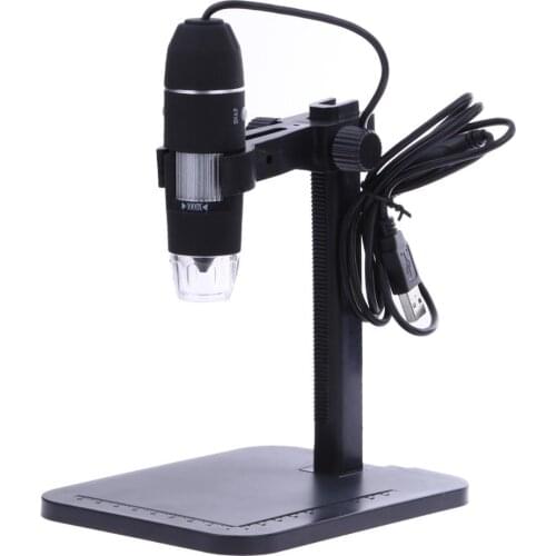 Professional USB Digital Microscope 1000X 8 LED 2MP USB Digital Microscope EndoscopeMagnifier Camera+Lift Stand